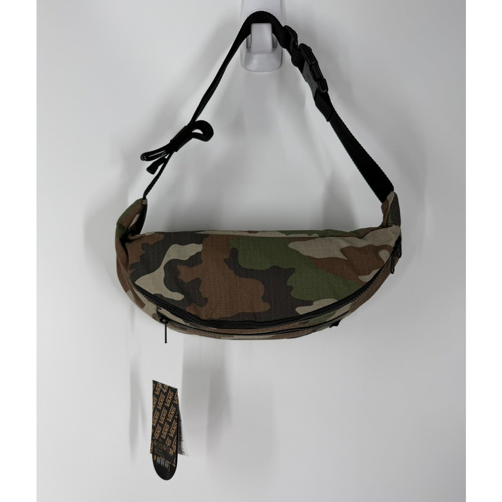 Vans Ward Cross Body Bag Camo Cordura Nylon Waist Pack NEW - Picture 8 of 16